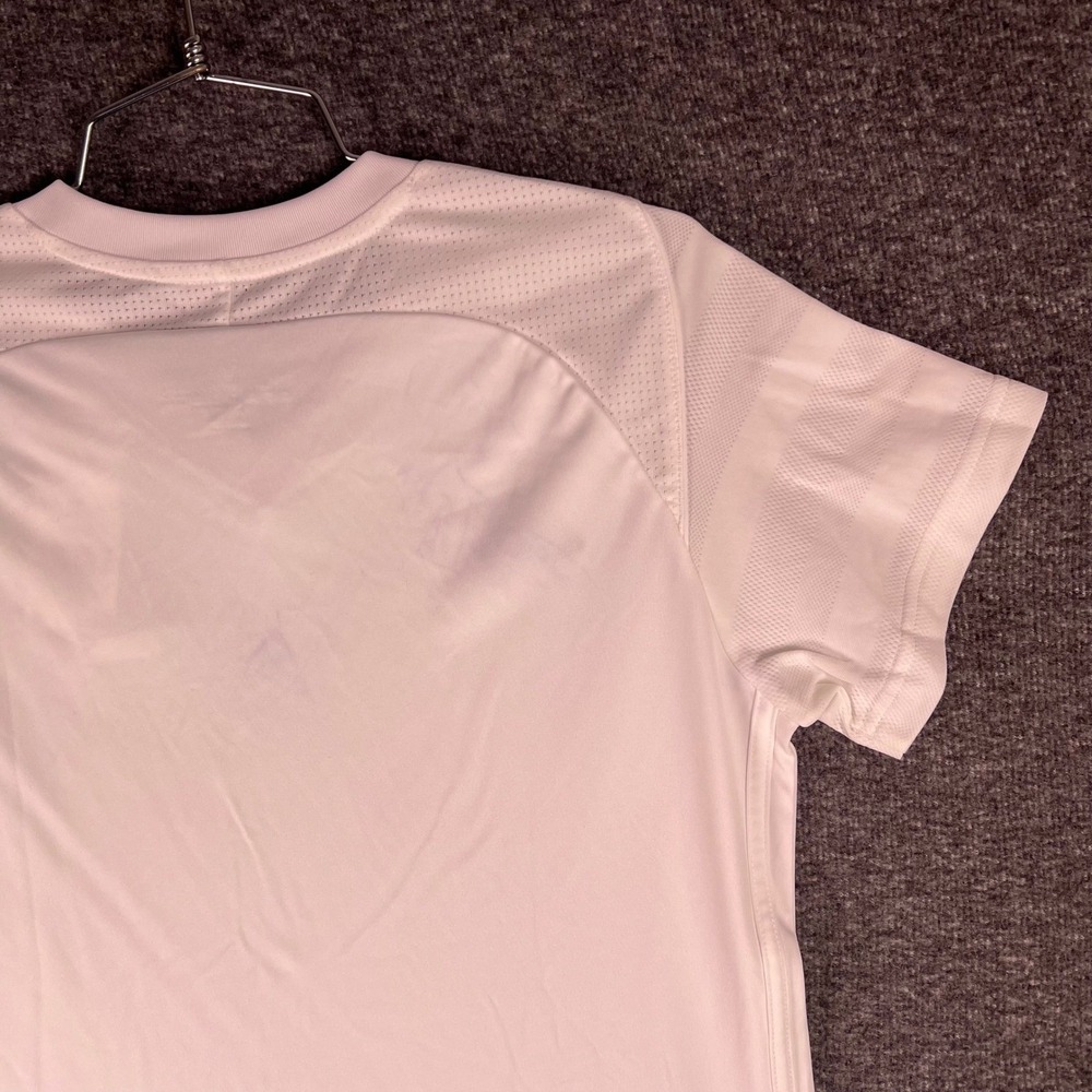 Adidas Tiro 17 Jersey Women's Medium White Short Sleeve ClimaCool Training Shirt - Picture 15 of 16